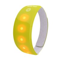 WOWOW Lichtband | 5 LEDs, gelb, 3M, mit Klettverschluss