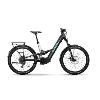 Ghost E-ASX UNIVERSAL LOW EQ 800Wh Tiefeinsteiger E-Fully 2026 | blazing black/misty gray glänzend