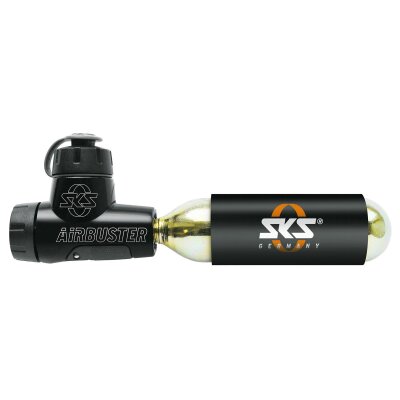 SKS Kartuschenpumpe Airbuster | DV/AV/SV, 125mm, schwarz,inkl. Halterung