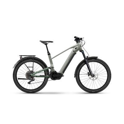 Haibike ADVENTR 4 600Wh E-Fully 2026 | grey/bamboo green matt/glänzend