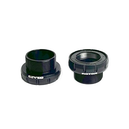 ROTOR BSA29 BB DUB® COMPATIBLE STEEL BLACK Tretlager mit Gewinde