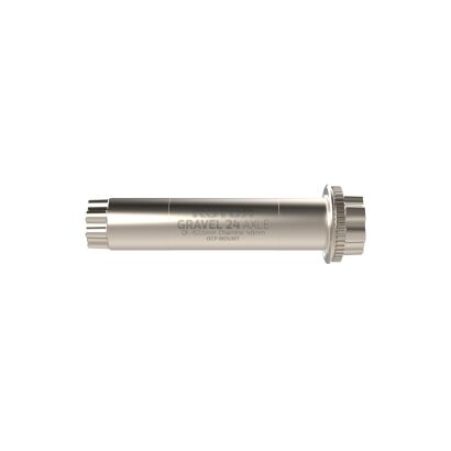 ROTOR GRAVEL AXLE 24 MM STEEL (ROAD OFFSET) Kurbelkeil