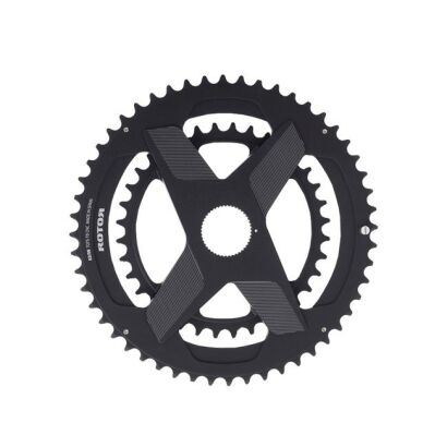 ROTOR ROUND RINGS DM 52/36T BLACK Kettenblatt