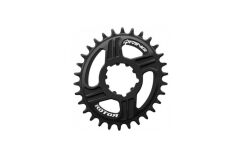 ROTOR Q RINGS DM SRAM® 6 MM OFFSET 32T BLACK Kettenblatt