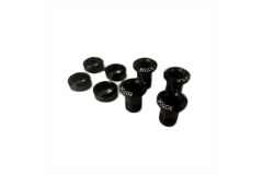 ROTOR AERO SPIDER 2X BOLT SET - BLACK Kettenblattschrauben