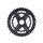 ROTOR ROUND RINGS DM 48/32T BLACK Kettenblatt