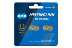 KMC 11R Ti-N Gold MissingLink Verschlussglied