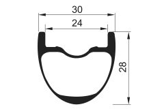 NOVATEC G24 DISC CL-PRO-XDR Disc Laufradsatz
