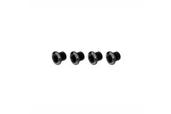 ROTOR 1X INSPIDER CROWN BOLT SET 4 BOLTS BLACK...