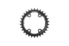 ROTOR ROUND RING GRX BCD80X4 30T(46) INNER BLACK Kettenblatt
