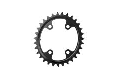 ROTOR Q RINGS GRX BCD80X4 30T(46) INNER BLACK Kettenblatt