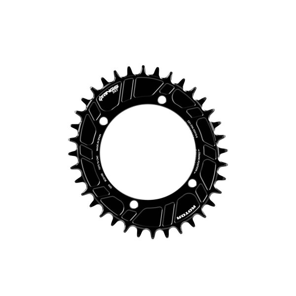 ROTOR Q RINGS MTB BCD100X4 34T BLACK (T-Type Compatible) Kettenblatt