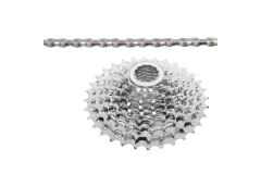 VENTURA Power 9 speed Set aus Kette und Kassette