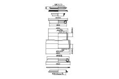NECO 1 1/8" - 1,5" b semiintergrierter Ahead Steuersatz