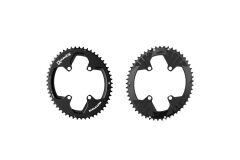 ROTOR Q RINGS BCD110X4 52T(FOR 36) OUTER BLACK Kettenblatt