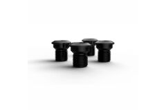 ROTOR 1X GRX BOLT SET 4 BOLTS BLACK Kettenblattschrauben