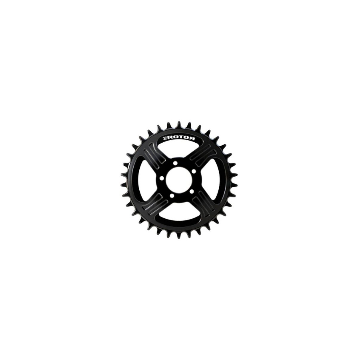 ROTOR ROUND DM POLINI® E-Bike RING R36T BLACK Kettenblatt – Präzision