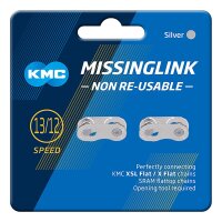 KMC Missinglink Flat NR 1/2" x 11/128" | 2 Stück, 5,65mm, 12- fach, silber