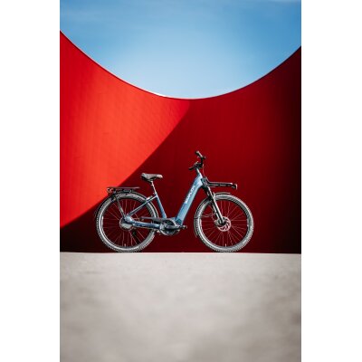 Simplon KAGU :e low Essential+ 800 Urban E-Bike Tiefeinsteiger 2026 | Steel Blue Metallic (Glossy)