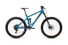 Cube Stereo 160 HPA TM MTB Fully 27,5 2016 | bermudablue´n´flashorange
