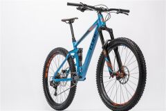 Cube Stereo 160 HPA TM MTB Fully 27,5 2016 | bermudablue´n´flashorange