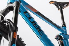 Cube Stereo 160 HPA TM MTB Fully 27,5 2016 | bermudablue´n´flashorange