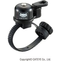 Cateye Klingel OH-2400 Micro Brass Bell Schwarz