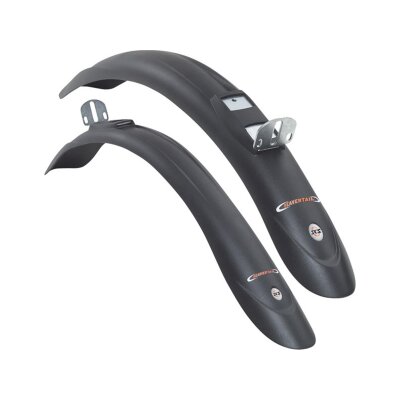 SKS Steckblechset Beavertail | 26-28", max. Reifenbreite 54mm, schwarz