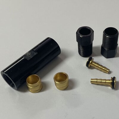 Quaxar Hydraulik Verlängerungs Kit |, für Magura Bremsleitungen, 5,0mm