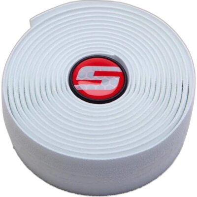 SRAM Lenkerband "SuperSuede" SB-verpackt , mit Velouroberfläche, mit Endstopfen - weiß