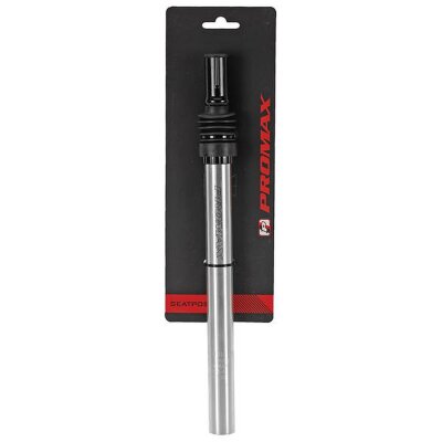 Promax gefederte Kerzensattelstütze silber
