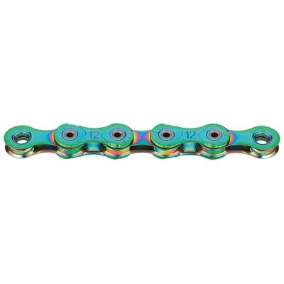 KMC X12L waxed Aurora green Schaltungskette gruen
