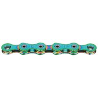 KMC X12L waxed Aurora green Schaltungskette gruen
