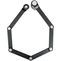 Kryptonite Faltschloss Keeper 585 Combo | Länge 85cm,3mm Stahlgl.,sw,Zahlenschloss