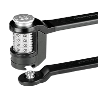 Kryptonite Faltschloss Keeper 585 Combo | Länge 85cm,3mm Stahlgl.,sw,Zahlenschloss