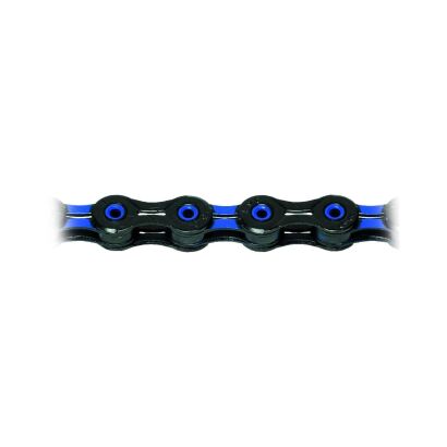 KMC Kette "X10 SL DLC" SB-verpackt, 1/2 x 11/128", 10-fach 5,58 mm, werkzeuglose Montage, XXX-SP Technologie für unübertroffene Haltbarkeit, superleicht durch gewichtsreduzierte Innen- und Außenlaschen sowie Hohlbolzen, mit MissingLink Verschlussglied, G