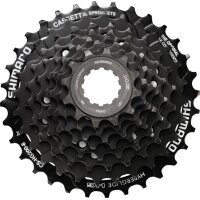 Shimano Zahnkranz-Kassette CSHG200 | 8-fach 12-14-16-18-21-24-28-32 Zähne