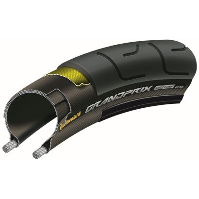 CONTINENTAL Reifen "Grand Prix" PolyX Breaker Pannenschutz, Black Chili Compound, Schwarz/schwarz Skin Überzeugende Kombination aus Pannenschutz, Leichtlauf, Haltbarkeit und Grip. Modernes Profildesign mit TWI Verschleißanzeige