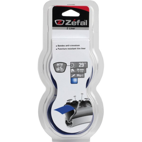 Zéfal ZEFAL PANNENSCHUTZBAND MTB29" 34MM FÜR MTB 2-STK. BLAU