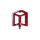 CUBE Pedale SLASHER red
