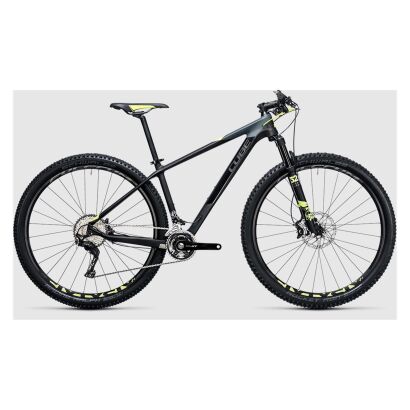 Cube Reaction GTC SL 2x 27,5 - MTB Hardtail 2017 | carbon´n´flashyellow