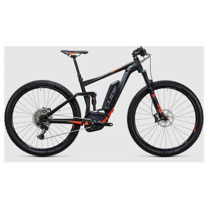 Cube Stereo Hybrid 120 HPA SL 500 29er E-Bike 2017 | black´n´flashred