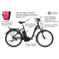 Flyer C 5.1 Tiefeinsteiger E-Bike 2017 | Perlschwarz