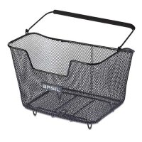 Basil Hinterradkorb Base M Stahl | 30x42,5x23cm, schwarz,...