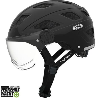 Abus Helme Hyban + black clear visor, M = 52-58cm