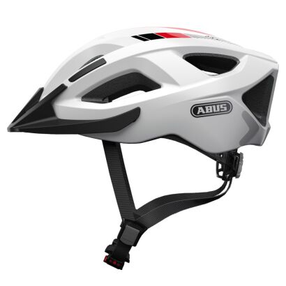 Abus Fahrradhelm Aduro 2.0 race white