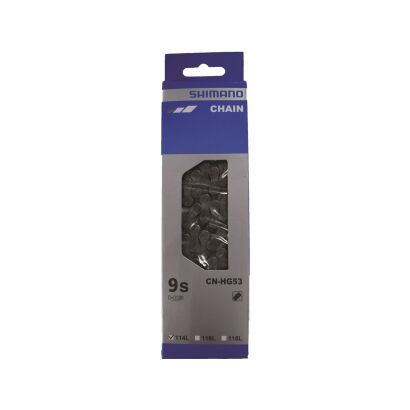 SHIMANO KETTE HG53 116 GLIEDER FÜR 9-FACH SPEZIAL VERNIETET,SUPER SCHMAL