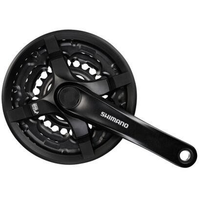 SHIMANO KURBELGARNITUR 42X34X24-175 SCHWARZ M.KETTENSCHUTZ, M.SCHRAUBEN