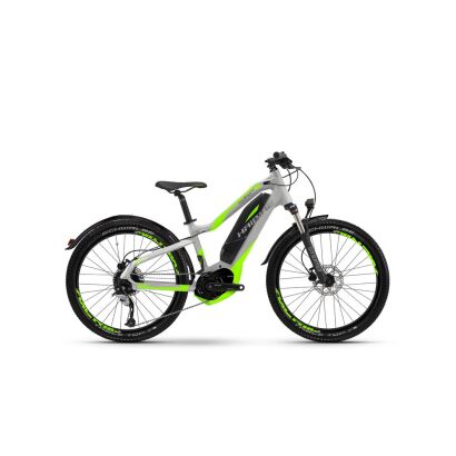 Haibike SDURO HardFour Street 4.5 400Wh 9G Acera 2017 | silber/neon grün