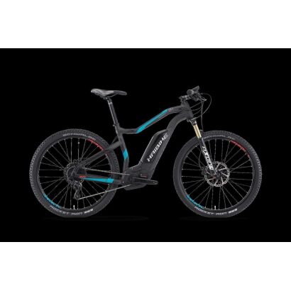 Haibike XDURO HardSeven Carbon 8.0 500Wh 11-G NX 2017 | carbon/cyan/rot matt